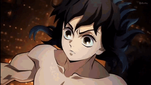 Inosuke Hashibara falling through the Infinity Castle