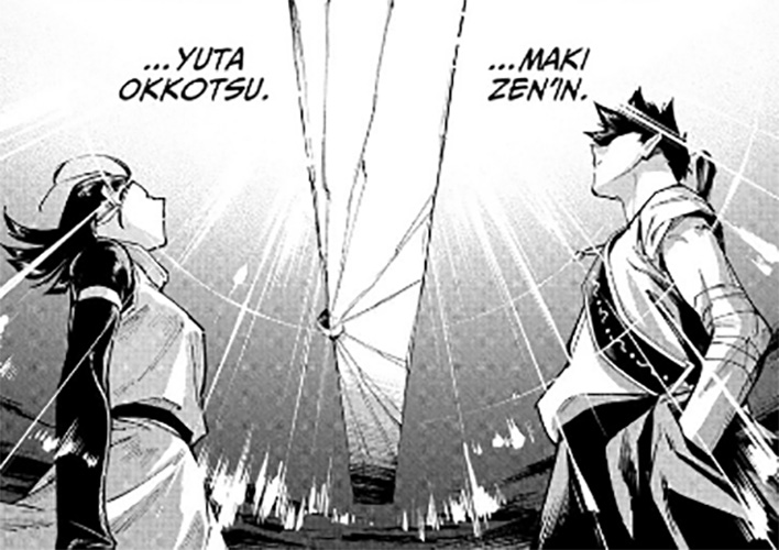 Yuka and Tsurugi in JJK Modulo Chapter 2