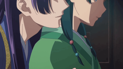 Jinshi teasing Maomao in The Apothecary Diaries anime