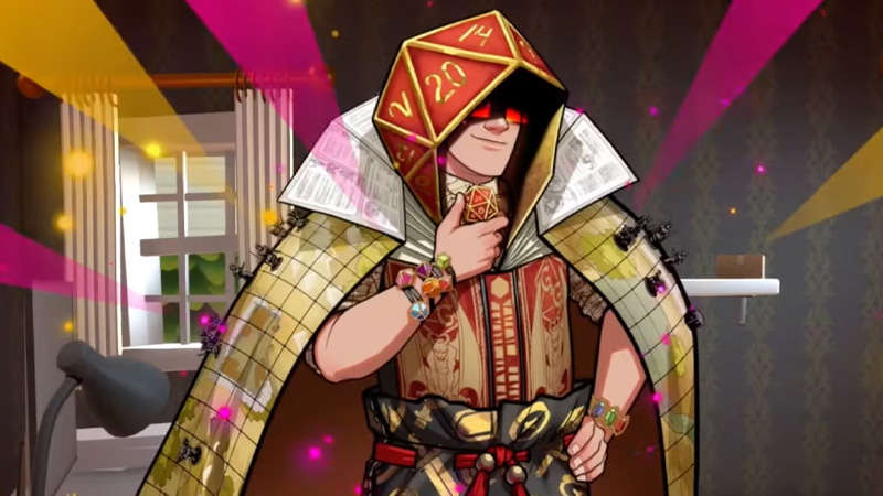 Matthew Mercer's character, Chance, in Sassy Chap's Date Everything!