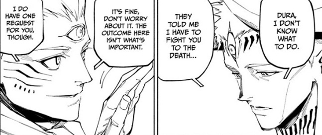Dura vs Dabura in Jujutsu Kaisen Modulo Chapter 9