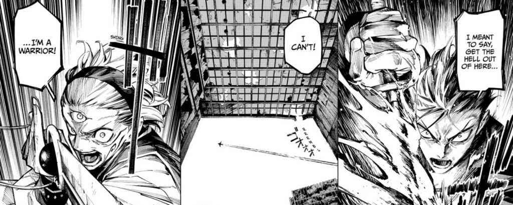 Tsurugi and Maru about to face off in Jujutsu Kaisen Modulo Chapter 14