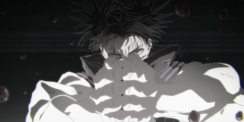 Choso facing Naoya's attack in Jujutsu Kaisen Season 3 Episode 2