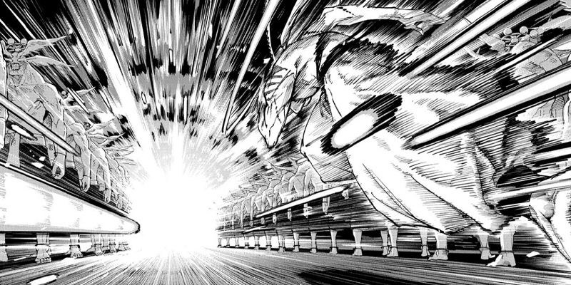 Dabura moving at top speed in Jujutsu Kaisen Modulo Chapter 19