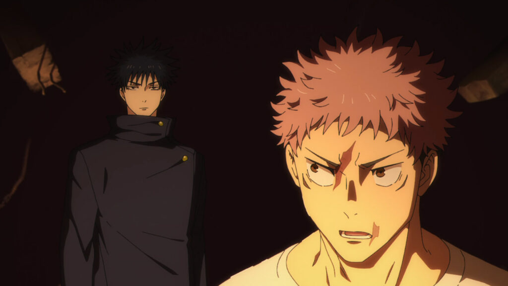 Fushiguro and Itadori in Jujutsu Kaisen Season 3 Episode 2