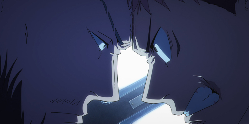 Kinji Hakari and Yuji Itadori headbutt in Jujutsu Kaisen Season 3