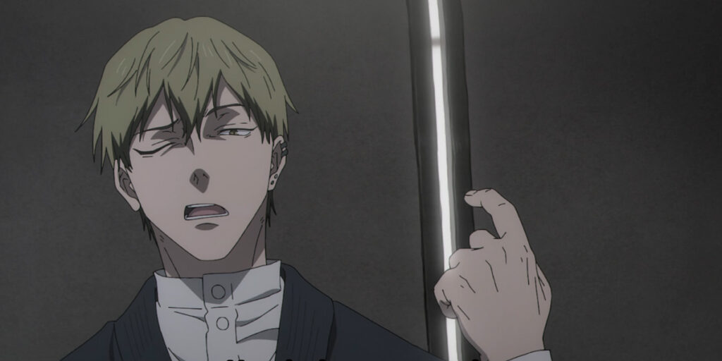 Naoya Zenin insulting his uncle in Jujutsu Kaisen Season 3 Episode 1