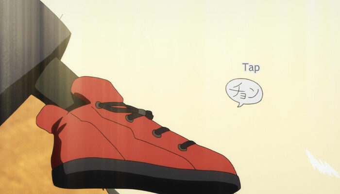 Yuji foot tap on Panda during fight club in Jujutsu Kaisen