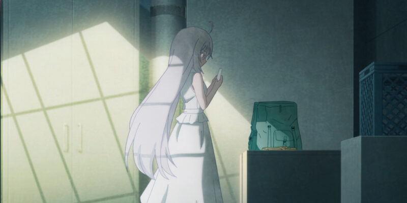 Yuki finding her supplies in Shiboyugi Episode 2