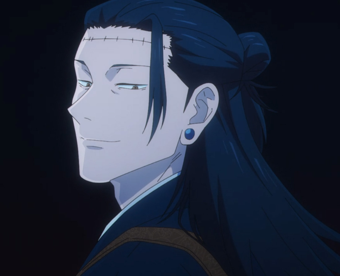 Kenjaku in Jujutsu Kaisen Season 3 Episode 7 walking with Sasaki