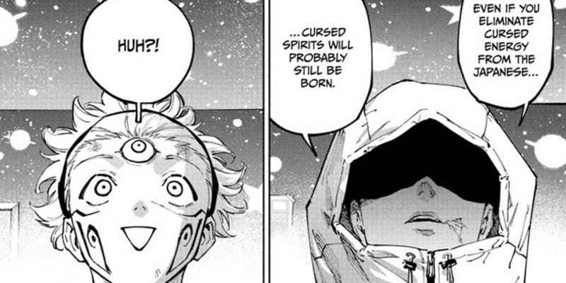 Maru and Yuji talking in Jujutsu Kaisen Modulo 22