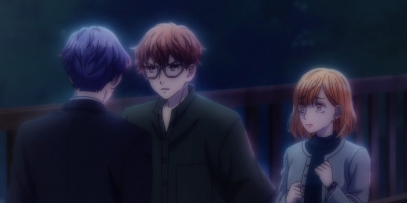 Shugo confronting Kizuki in Anyway I'm Falling In Love With You