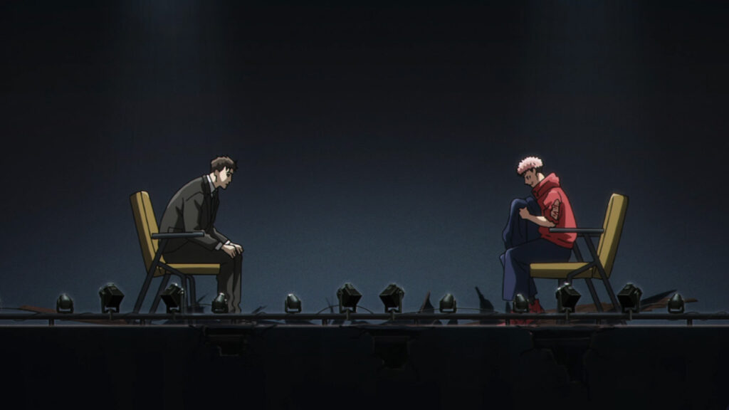 Itadori and Higuruma trade points in JJK Episode 56