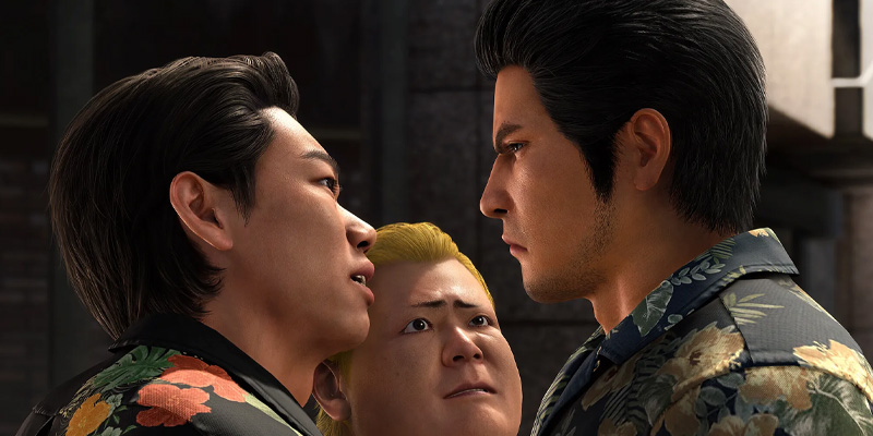 Kiryu meets Rikiya and Mikkio in Ryukyu in Yakuza Kiwami 3
